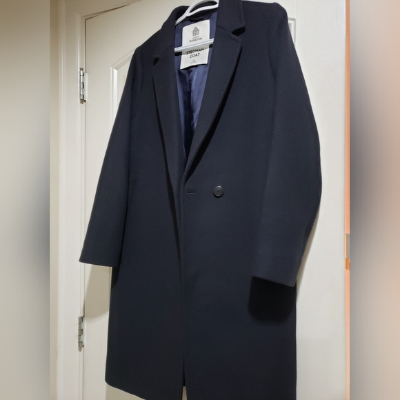 Aritzia Stedman Coat XS Navy - Picture 3 of 4